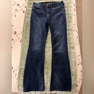Natural Reflections Dark Blue Flare Jeans